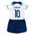 Maillot de foot Angleterre Raheem Sterling #10 Domicile vêtements enfant Monde 2022 Manches Courtes (+ pantalon court)